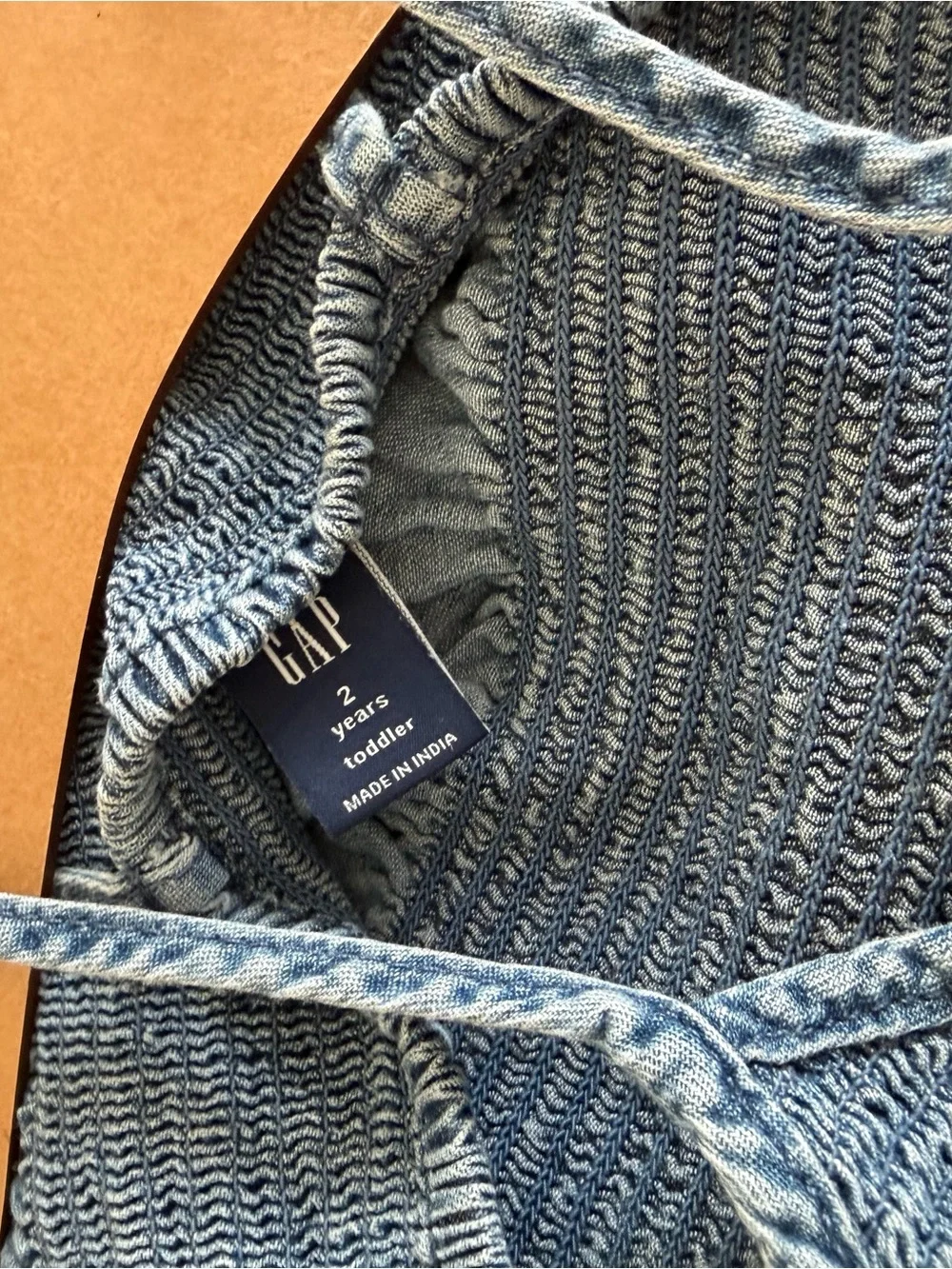 Gap Kids Smocked Denim Dress with Matching Bloomers